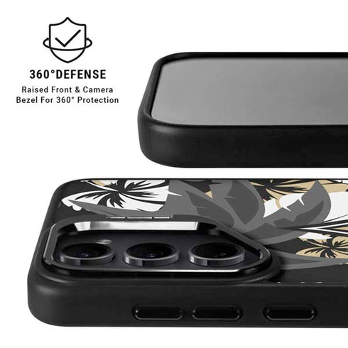 NFL New Orleans Saints Tropical Print Galaxy S25 Kickstand Case